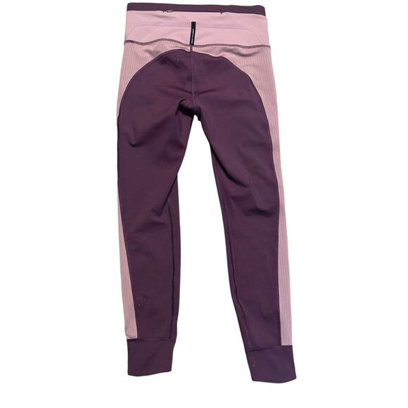 Athleta Allyson Felix Legend Mesh Tight Yoga Leggings Purple Small - Picture 11 of 11